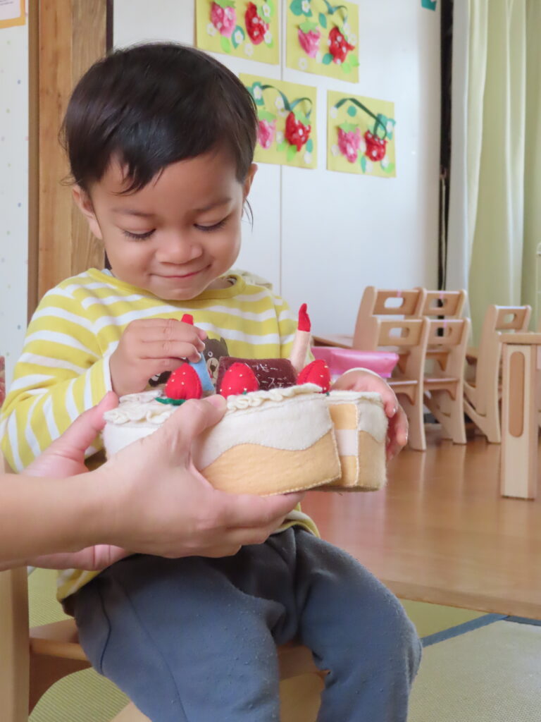 ４月生まれの誕生会♪